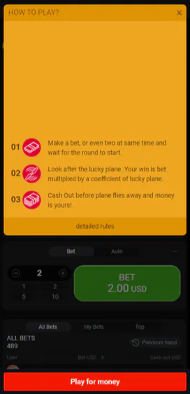 Casino Aviator game auto cashout